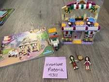 LEGO Friends Heartlake Pizzeria- 41311- Minifigs- Instructions No Box