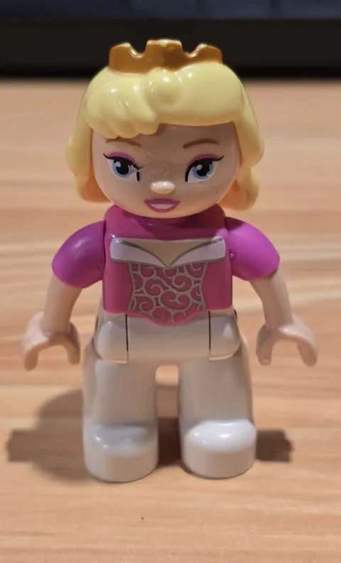 Lego Duplo Figure 2012 Sleeping Beauty Aurora REPLACEMENT Set 6151 No Skirt