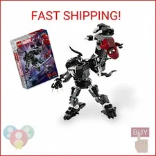 LEGO Marvel Venom Mech Armor vs. Miles Morales, Posable Action for Kids, Marvel
