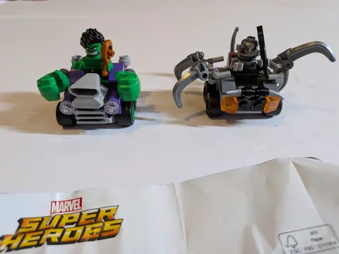 LEGO Marvel Mighty Micros Hulk Vs. Ultron Set 76066 Legos, Figures, Vehicles