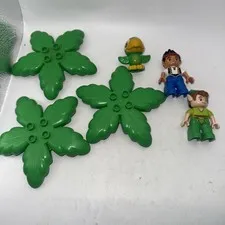 Lego Duplo Disney Jake & The Neverland Pirates Figures Peter Pan Trees Parrot