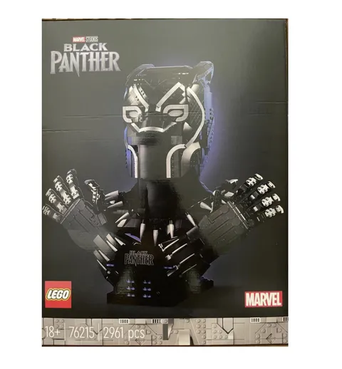 LEGO Marvel 76215 Black Panther Life-Size Bust Display Set Retired New Sealed