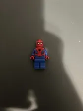 Lego Spider-Man - Dark Red Web Pattern, Blue LegsItem No: sh0546