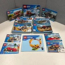 Lego 46 City Manuals 60035 60319 60244 60027 60114 60055 60088 40236  + More !