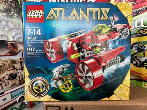 LEGO 8060, Atlantis Typhoon Turbo Sub, New and Factory Sealed Box Set