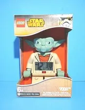 Lego Star Wars Yoda Alarm Clock  9003080 - Brand New in Box Free Ship