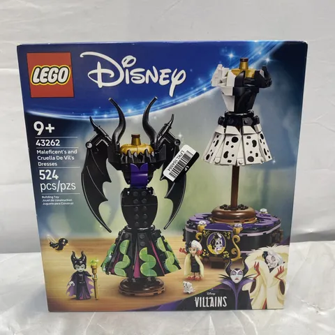 LEGO Disney Maleficent & Cruella De Vil Dresses 43262 New Sealed 524 pcs