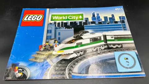 LEGO 4511 World City High Speed Train Building Instructions ONLY - 2003