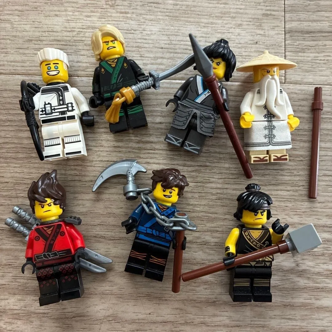 LEGO Minifigure NINJAGO Wu Kai Jay Cole Zane Lloyd Nya Lot Set Bulk Sale
