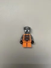 LEGO Chokun Minifigure Orange Snake Ninjago Short Legs, 9450 9591
