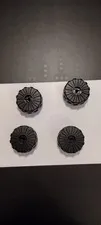 Lego  Space Wheel Lot 2515 Black Hard Plastic Large Tire 54mm D x 30mm Part 2515