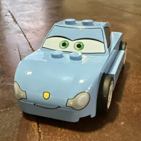 LEGO Cars Sally w/ Printed Face & Eyes (Assembled) * SUPER GLUED*