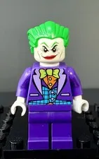 LEGO Minifigure The Joker sh0206 DC Super Heroes 76035 Purple Suit 2015
