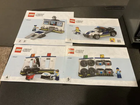 LEGO 60457 City Custom Police Car Modular Garage All Manuals Only No Bricks #14