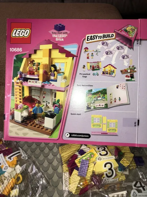 Lego Juniors 10686 Family House Easy To Build Set With Box And Manual 