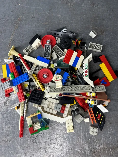 Vintage LEGO Mixed Lot Random Pieces Octan Racing Mega Blocks