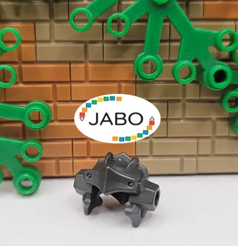 (S12/4/22) LEGO 35554 Headgear Helmet Angular and Ridged Pearl Dark Gray