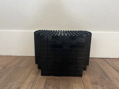 LEGO DUPLO Black 2X4 Building Blocks Lot of 20 Genuine Replacement Pieces