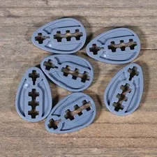 LEGO 6575 Dark Bluish Gray Technic Cam Qty 6
