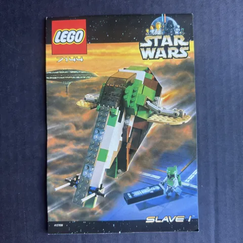 Lego Star Wars Boba Fett's Slave I (7144) Instruction Booklet ONLY