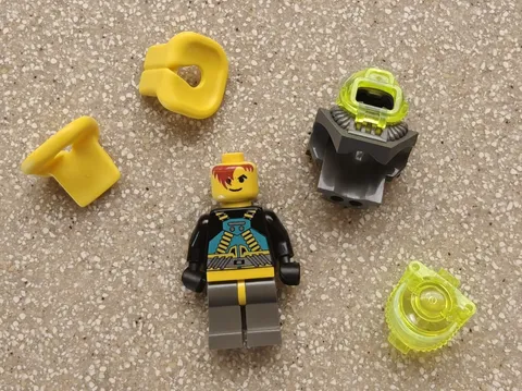 Lego Aquazone Aquaraiders Aquaraider 2 Minifigure Deep Sea Diver helmets