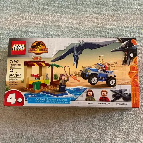 LEGO Jurassic World Dominion 76943 Pteranodon Chase Building Toy Set New