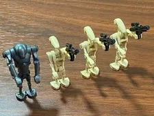 LEGO Star Wars Battle Droid & Super Battle Droid minifig 3x B1 1x B2 Droid