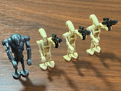 LEGO Star Wars Battle Droid & Super Battle Droid minifig 3x B1 1x B2 Droid