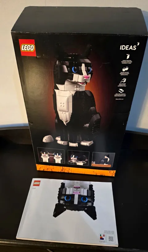 LEGO Ideas Tuxedo Cat 21349 Original Empty Box & Instruction Manual ONLY