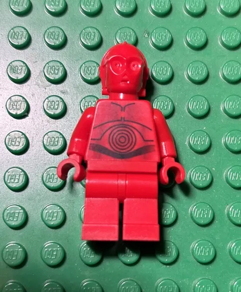 LEGO Star Wars sw0344 R-3PO Red Protocol Droid Minifigure 7879