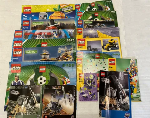 Vintage LEGO Instruction Books Lot Of 18 Miscellaneous Manuals 2000-2005