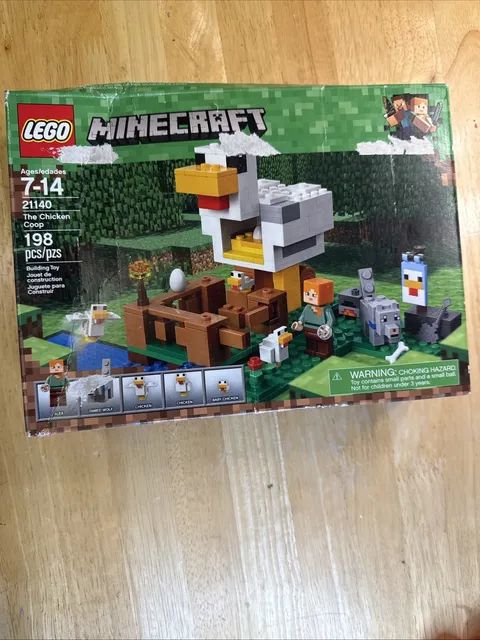 LEGO Minecraft: The Chicken Coop (21140) All Pieces Included Booklet - Retired