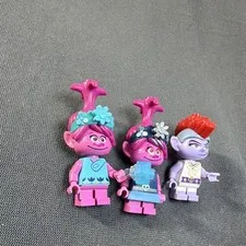 LEGO Trolls World Tour Minifigures Lot Poppy Rock  Queen Barb 41250 41254 41255