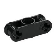 LEGO Part 32184 - Black Technic Axle and Pin Connector Perpendicular 3L with Cen