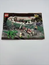 Lego 5975 Adventurers Dino Island T-Rex Transport Instruction Manual Only Dmgd