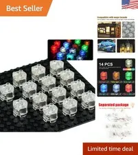 14 pcs LED Light Up Bricks Kit for Creative LEGO Building - Gifts for Kids