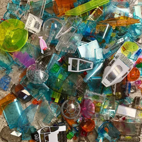 LEGO 525+ Pc. Translucent Assorted Lot Nice Mix
