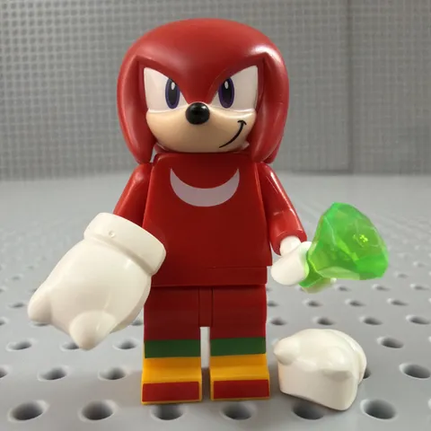 LEGO Knuckles Minifigure SONIC The Hedgehog Master Emerald son016