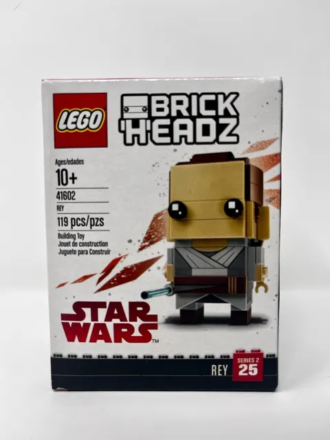 LEGO Star Wars BrickHeadz Rey 41602 #25 NIB NRFB New Sealed Retired