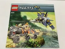 Lego Agents Gold Hunt Instruction Manual 8630
