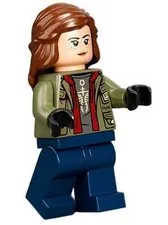 LEGO Jurassic World Maisie Lockwood Green Jacket Brown Hair Minifigure 76943