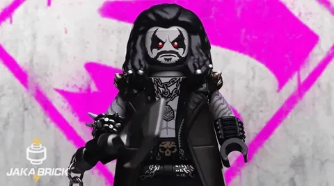 LEGO DC Comics Custom Jaka Brick Supergirl Movie Wolves Lobo Pad Minifigure NEW