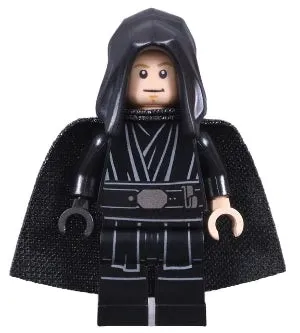 LEGO® Minifigure Star Wars sw1191 Luke Skywalker Jedi Master (Black Hood and Cap