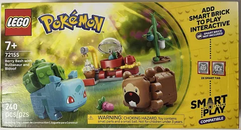 LEGO POKEMON: Berry Bash with Bulbasaur and Bidoof SMART PLAY (72155)