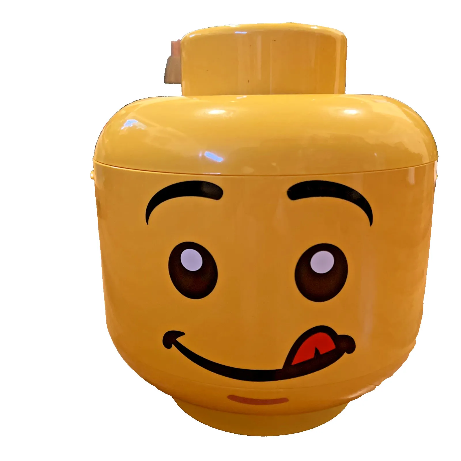 LEGO Sort & Store Head Tongue Out Sorting Layers Lid Handle Rare - Retired 2010