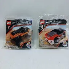 Lego Racers # 1 and # 2, 6X2 Turbo & Rally Fire McDonald's Happy Meal Sealed