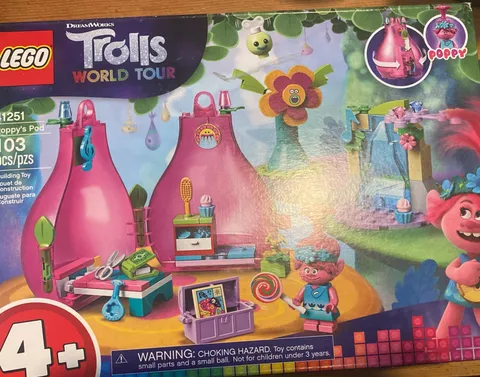 LEGO Trolls World Tour Set 41251 Poppy's Pod (103 pcs) New & Sealed