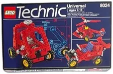 LEGO Technic 8024 Universal Set Vintage 113 Pieces 1989 Boxed Ages 7-14