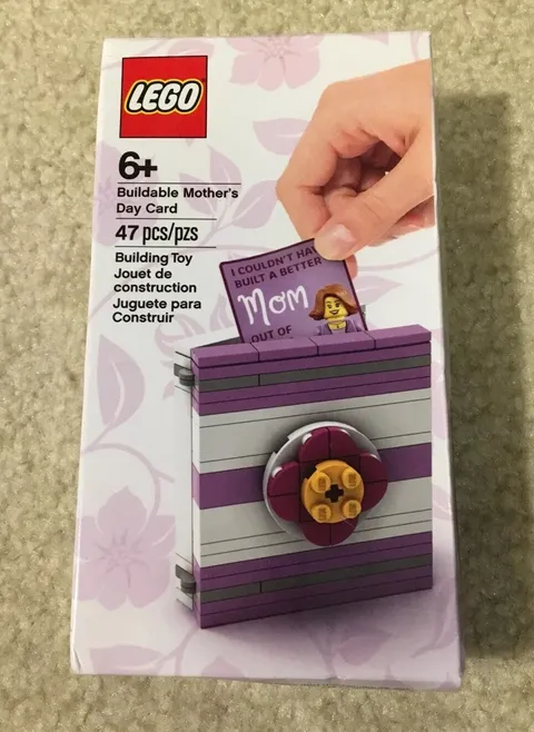 Lego Store Buildable Mother's Day Card Set 2020 Promo Exclusive 47 Pcs 5005878