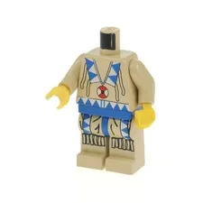1x LEGO Minifigure Indian Chief Torso Legs 2 ww024 970c02pb02 973px103